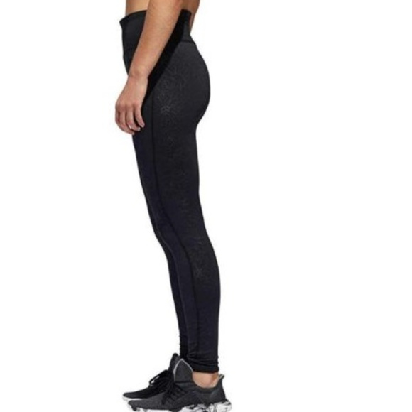 Adidas Women's Flower Print Leggings - Picture 4 of 6